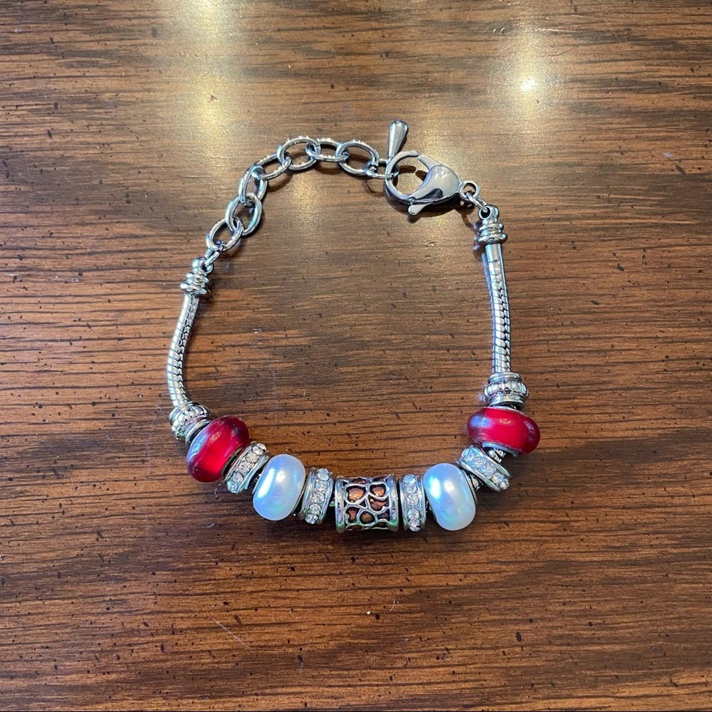 ‼️SOLD‼️Red Charm Bracelet